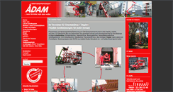Desktop Screenshot of adamgmbh.de